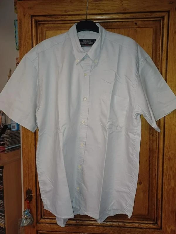 Light grey solid shirt by Taillissime size Xl in cotton and polyester – photo 2